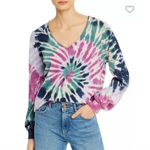 Nation LTD Willa Tie-Dye Long Sleeve Tee size Small